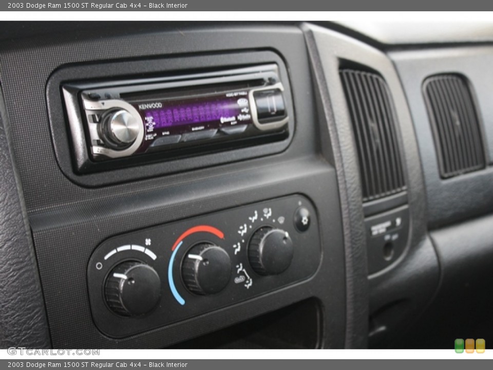 Black Interior Controls for the 2003 Dodge Ram 1500 ST Regular Cab 4x4 #59612652