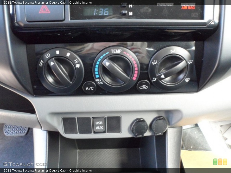 Graphite Interior Controls for the 2012 Toyota Tacoma Prerunner Double Cab #59612898