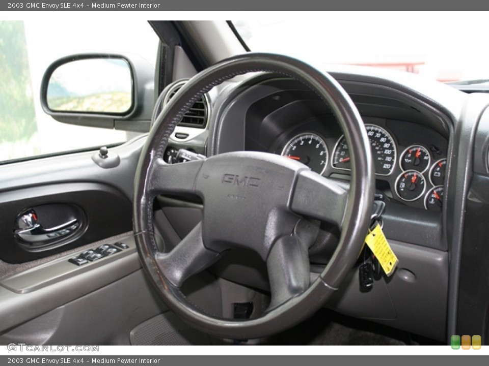 Medium Pewter Interior Steering Wheel for the 2003 GMC Envoy SLE 4x4 #59613177