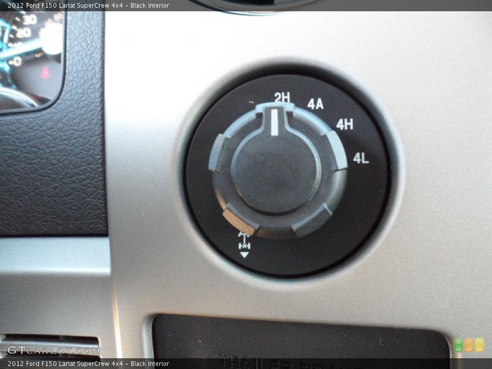Black Interior Controls for the 2012 Ford F150 Lariat SuperCrew 4x4 #59613216