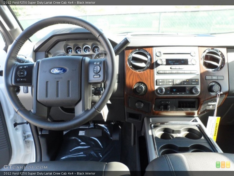 Black Interior Dashboard for the 2012 Ford F250 Super Duty Lariat Crew Cab 4x4 #59613510