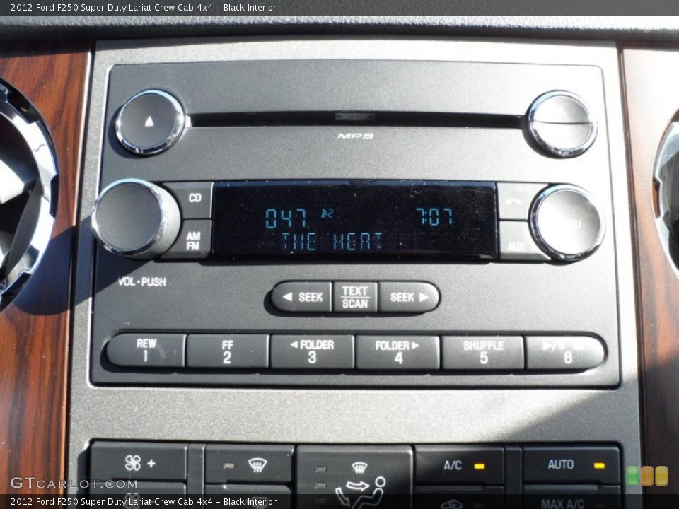 Black Interior Audio System for the 2012 Ford F250 Super Duty Lariat Crew Cab 4x4 #59613522