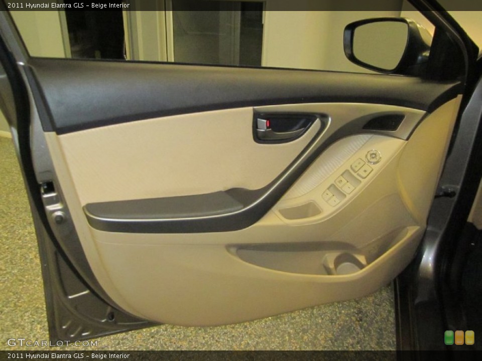 Beige Interior Door Panel for the 2011 Hyundai Elantra GLS #59613627