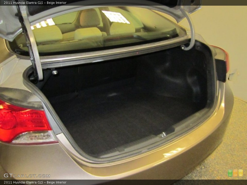 Beige Interior Trunk for the 2011 Hyundai Elantra GLS #59613696