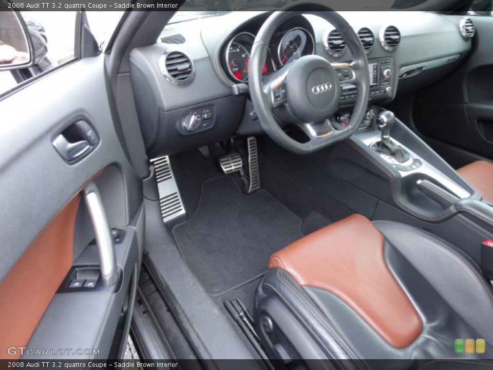 Saddle Brown Interior Dashboard for the 2008 Audi TT 3.2 quattro Coupe #59614047