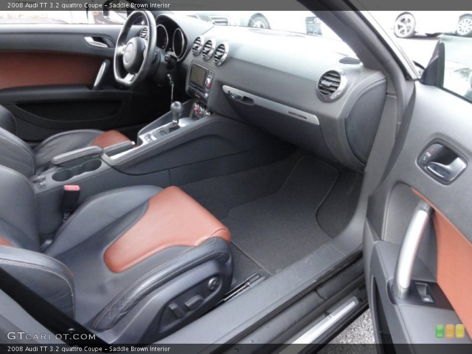 Saddle Brown Interior Dashboard for the 2008 Audi TT 3.2 quattro Coupe #59614089