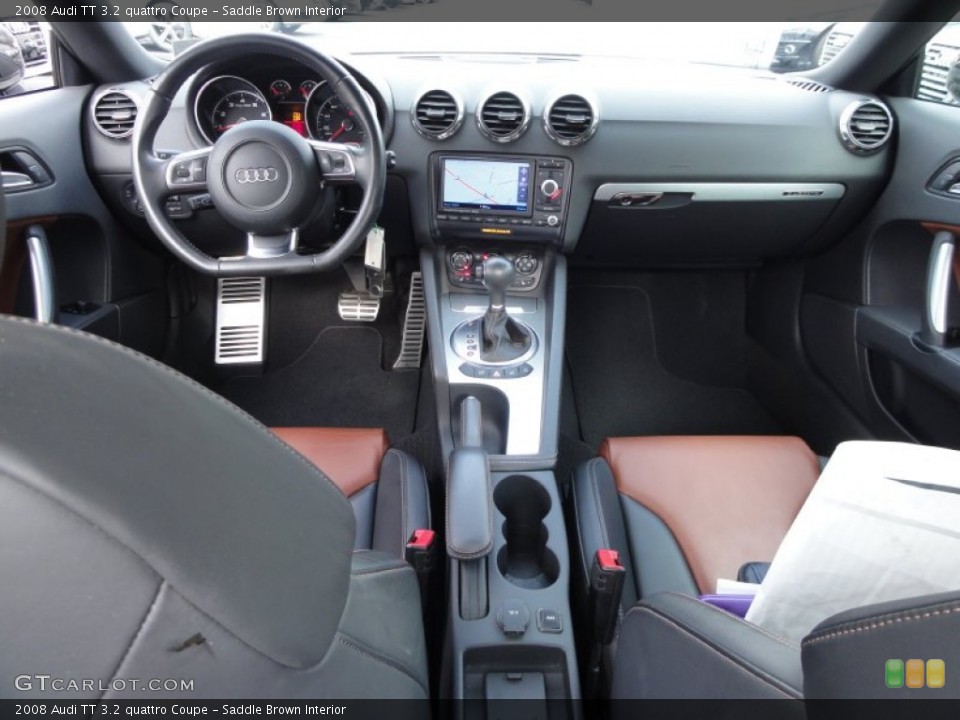 Saddle Brown Interior Dashboard for the 2008 Audi TT 3.2 quattro Coupe #59614143