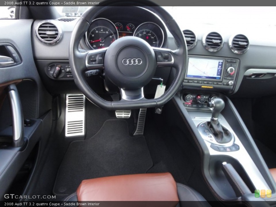 Saddle Brown Interior Dashboard for the 2008 Audi TT 3.2 quattro Coupe #59614179