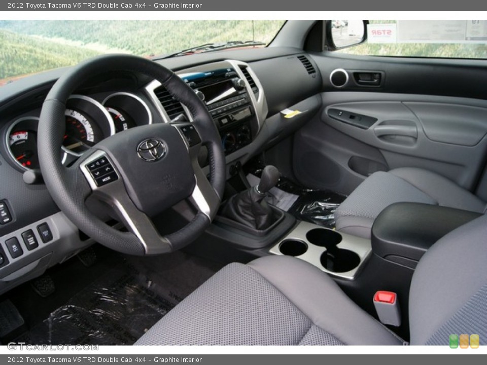 Graphite Interior Photo for the 2012 Toyota Tacoma V6 TRD Double Cab 4x4 #59614398