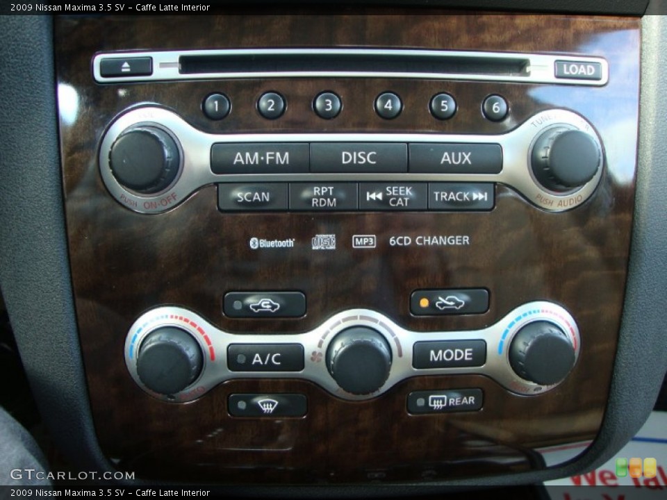 Caffe Latte Interior Controls for the 2009 Nissan Maxima 3.5 SV #59614764