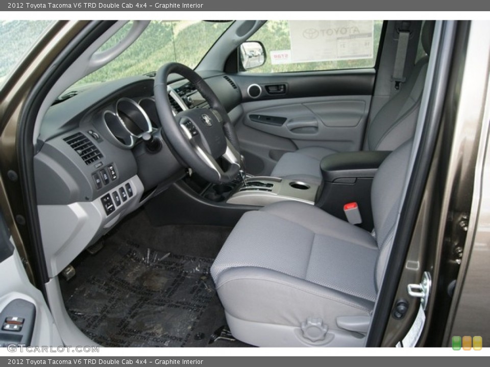 Graphite Interior Photo for the 2012 Toyota Tacoma V6 TRD Double Cab 4x4 #59615427