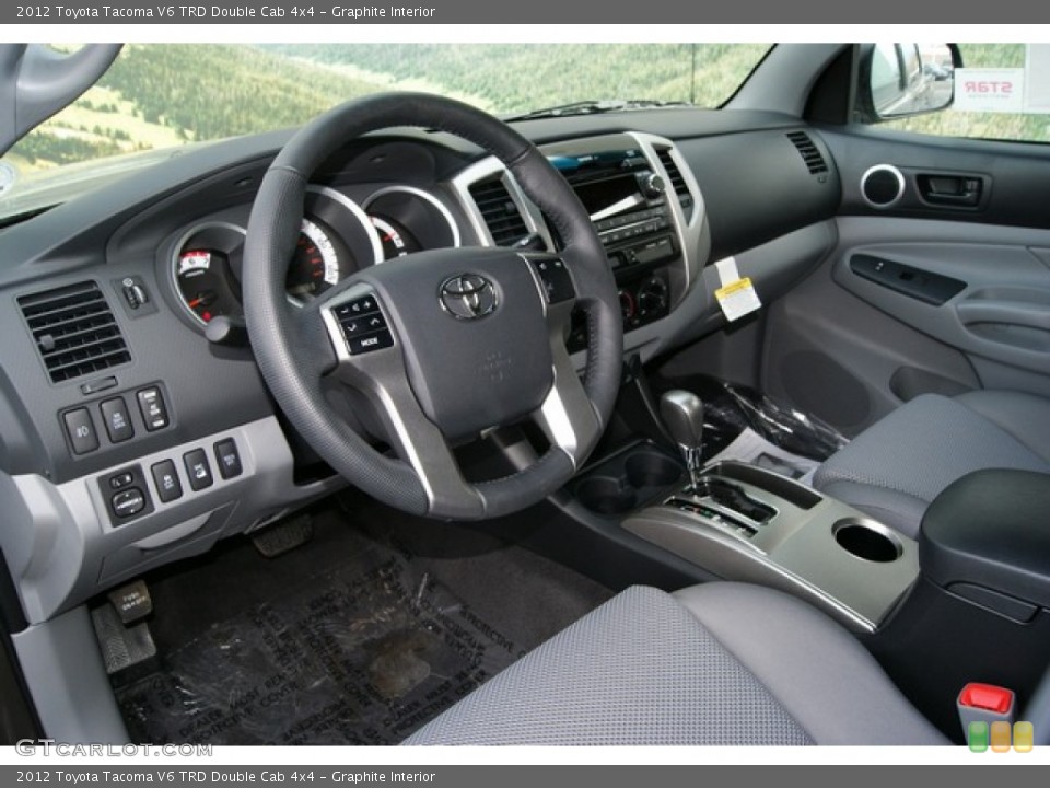 Graphite Interior Photo for the 2012 Toyota Tacoma V6 TRD Double Cab 4x4 #59615436