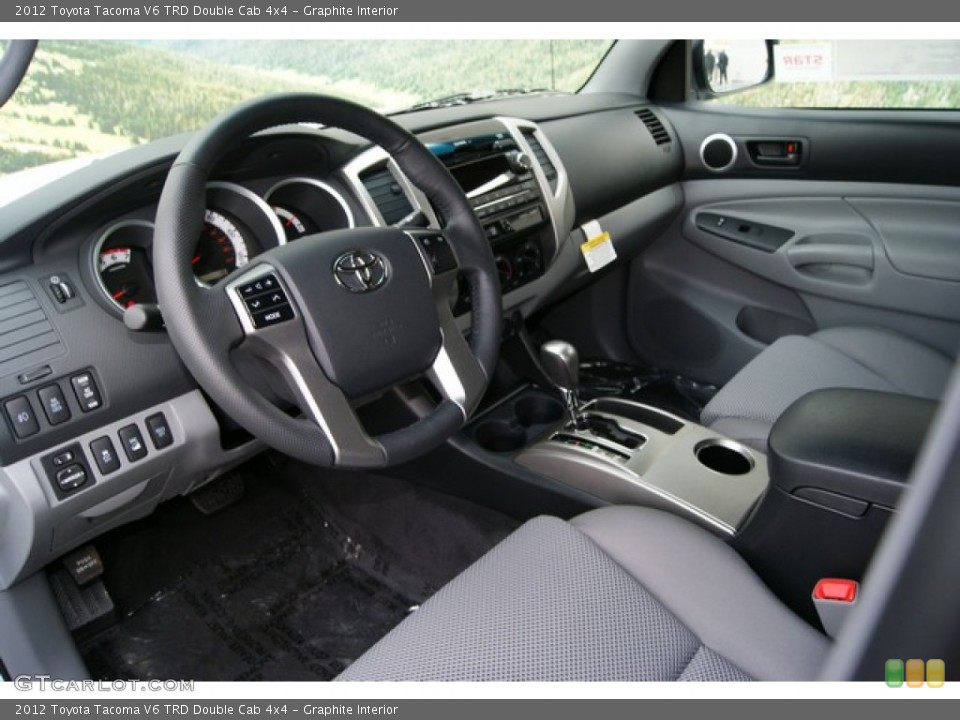 Graphite Interior Photo for the 2012 Toyota Tacoma V6 TRD Double Cab 4x4 #59615568