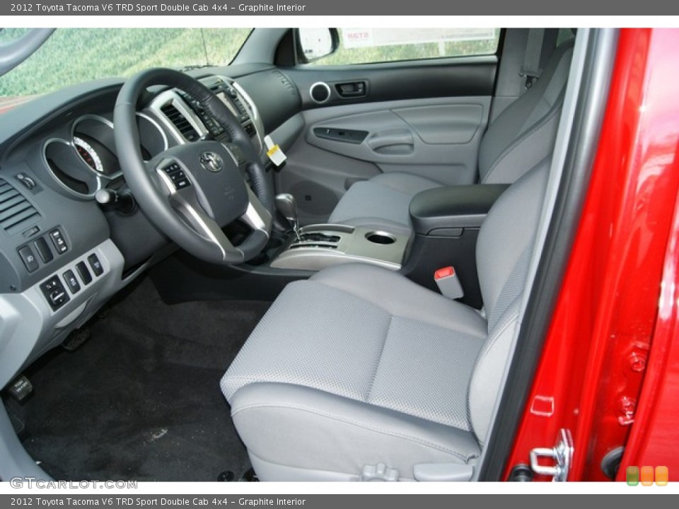 Graphite Interior Photo for the 2012 Toyota Tacoma V6 TRD Sport Double Cab 4x4 #59615691
