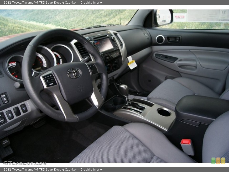 Graphite Interior Photo for the 2012 Toyota Tacoma V6 TRD Sport Double Cab 4x4 #59615700