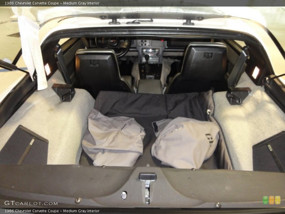 Medium Gray Interior Trunk for the 1986 Chevrolet Corvette Coupe #59616078