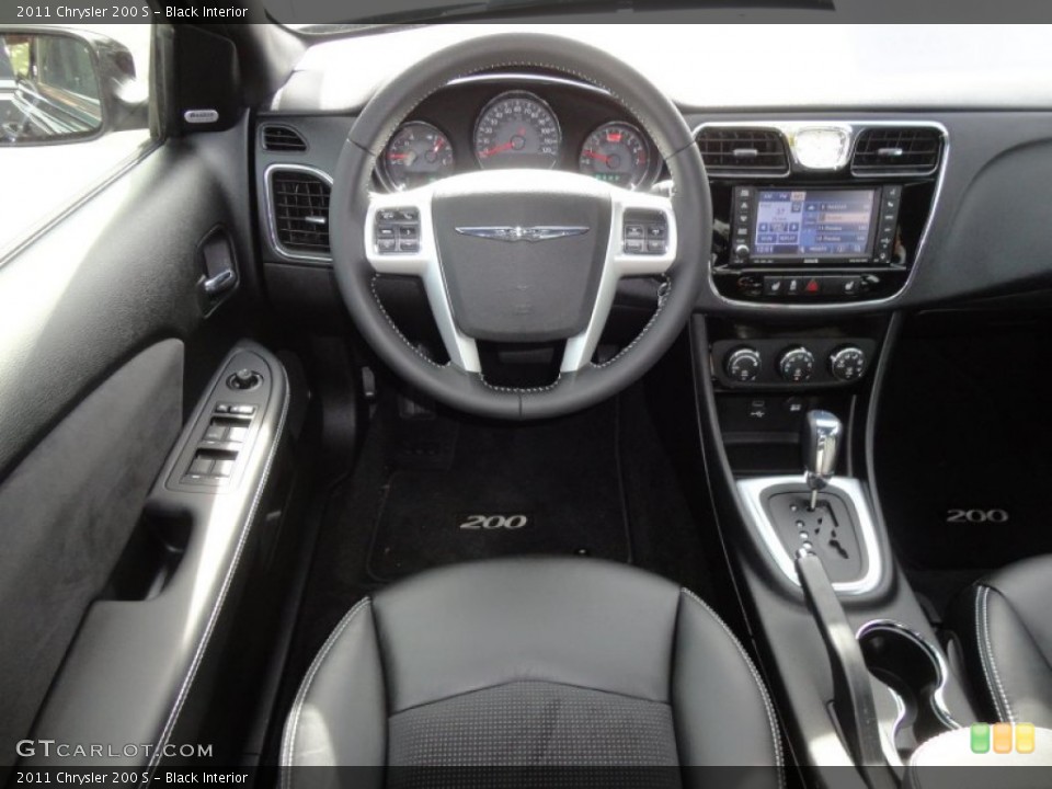 Black Interior Dashboard for the 2011 Chrysler 200 S #59617317