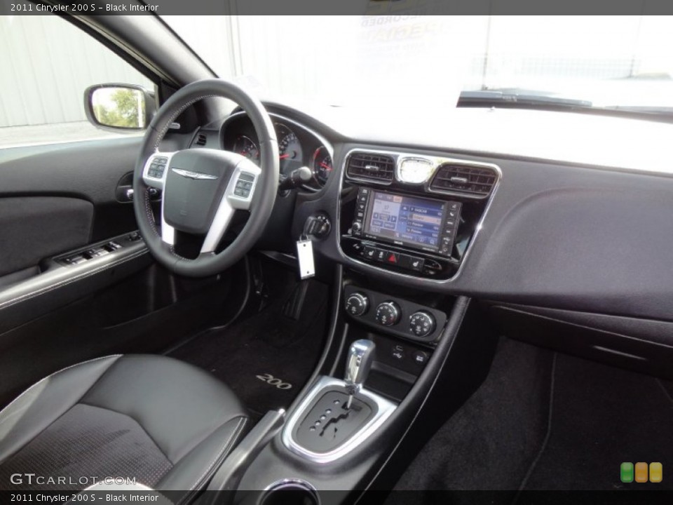 Black Interior Dashboard for the 2011 Chrysler 200 S #59617353