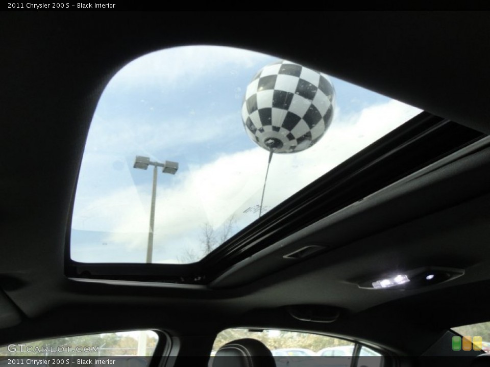 Black Interior Sunroof for the 2011 Chrysler 200 S #59617470