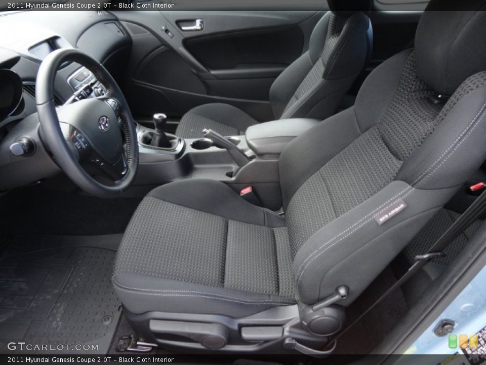 Black Cloth Interior Photo for the 2011 Hyundai Genesis Coupe 2.0T #59617509