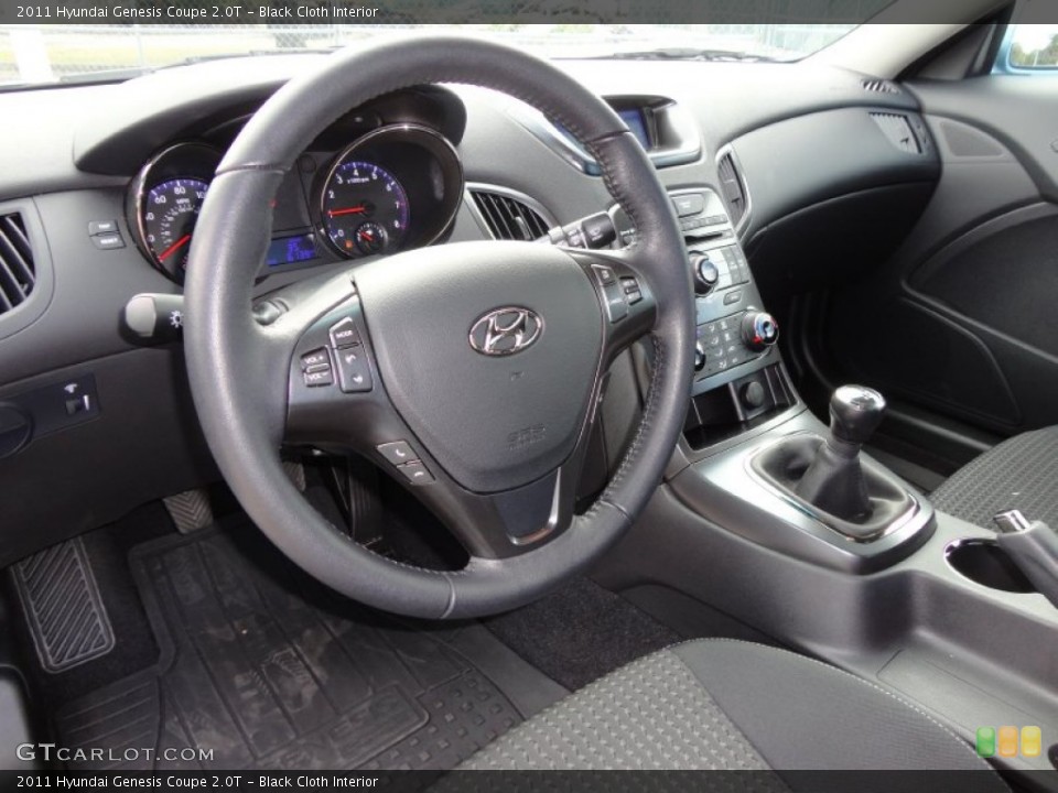 Black Cloth Interior Prime Interior for the 2011 Hyundai Genesis Coupe 2.0T #59617527