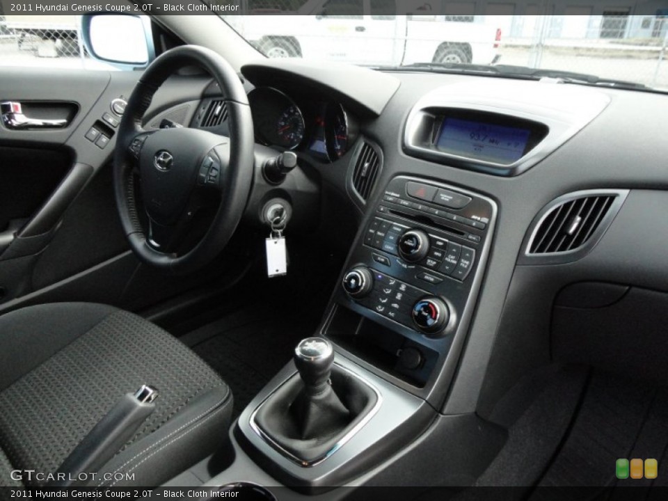 Black Cloth Interior Dashboard for the 2011 Hyundai Genesis Coupe 2.0T #59617569