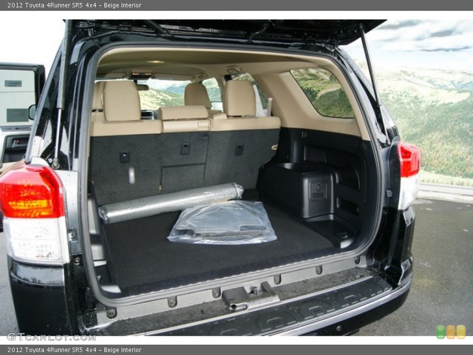 Beige Interior Trunk for the 2012 Toyota 4Runner SR5 4x4 #59617715
