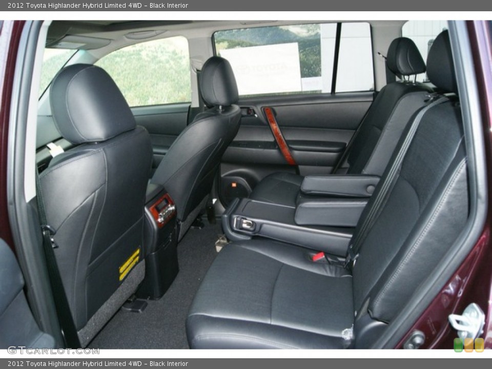 Black Interior Photo for the 2012 Toyota Highlander Hybrid Limited 4WD #59618436