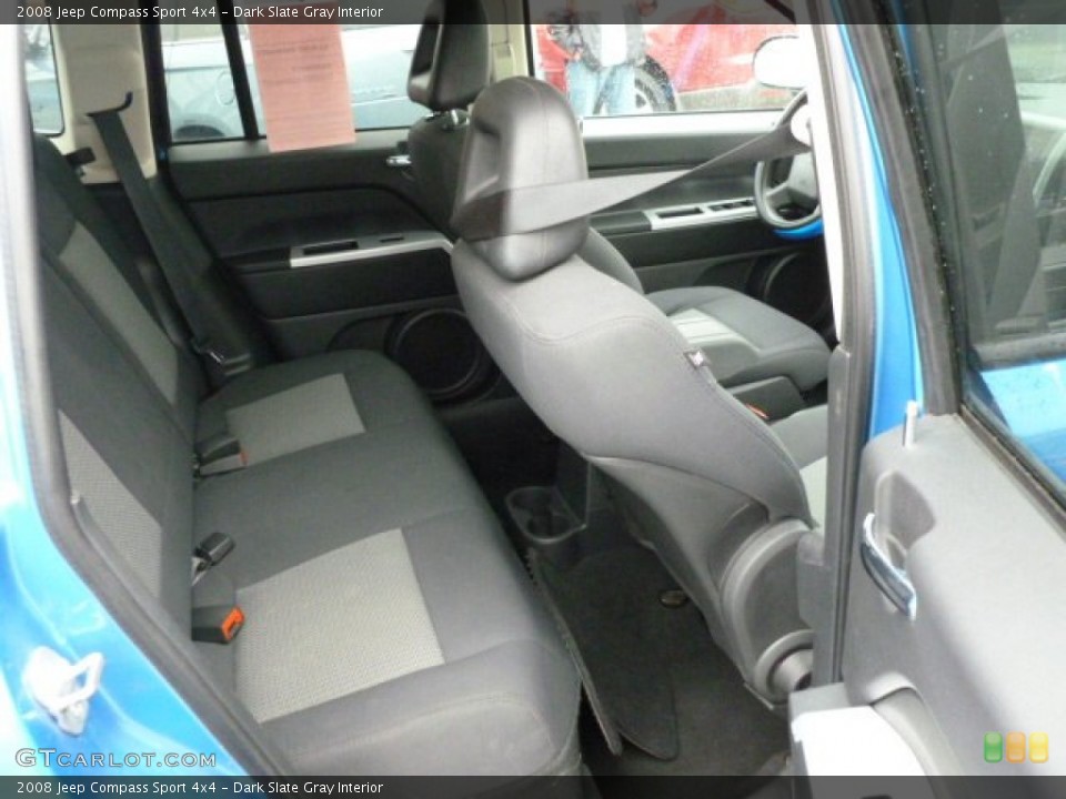 Dark Slate Gray Interior Photo for the 2008 Jeep Compass Sport 4x4 #59618751