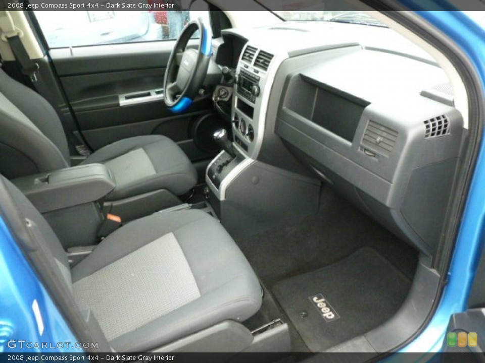 Dark Slate Gray Interior Photo for the 2008 Jeep Compass Sport 4x4 #59618769