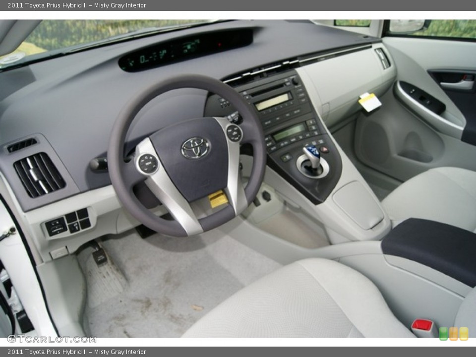 Misty Gray Interior Photo for the 2011 Toyota Prius Hybrid II #59618844