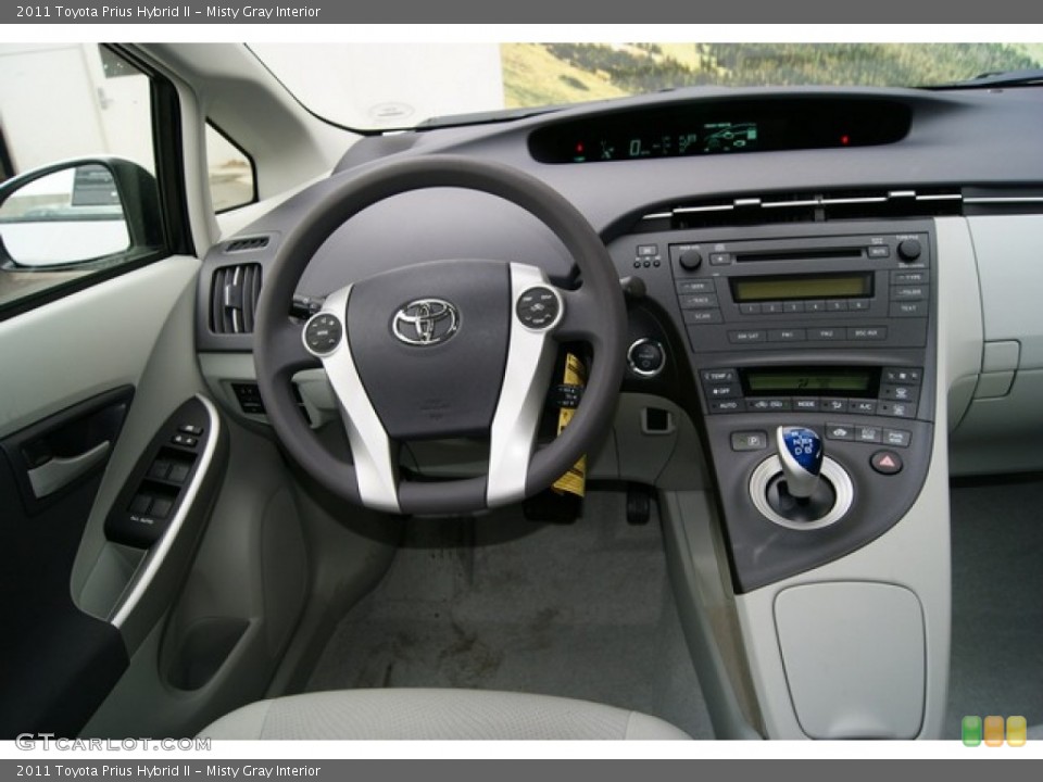 Misty Gray Interior Dashboard for the 2011 Toyota Prius Hybrid II #59618895