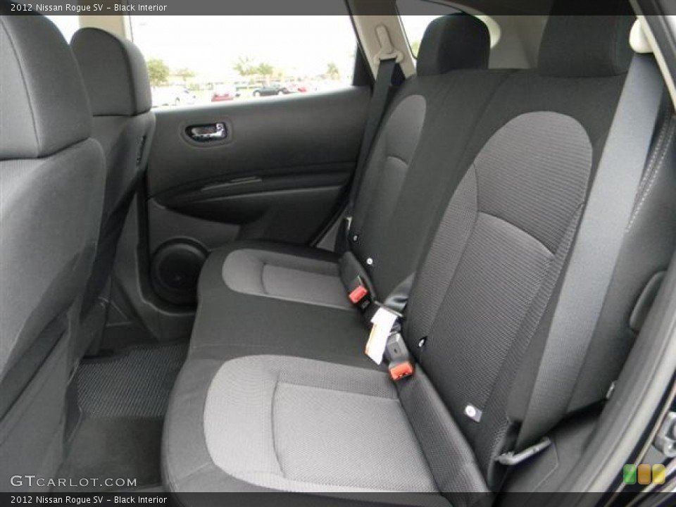 Black Interior Photo for the 2012 Nissan Rogue SV #59620326