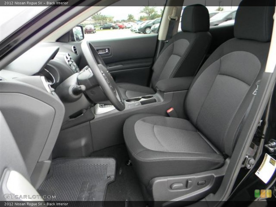 Black Interior Photo for the 2012 Nissan Rogue SV #59620341