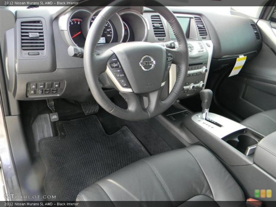 Black Interior Photo for the 2012 Nissan Murano SL AWD #59620473