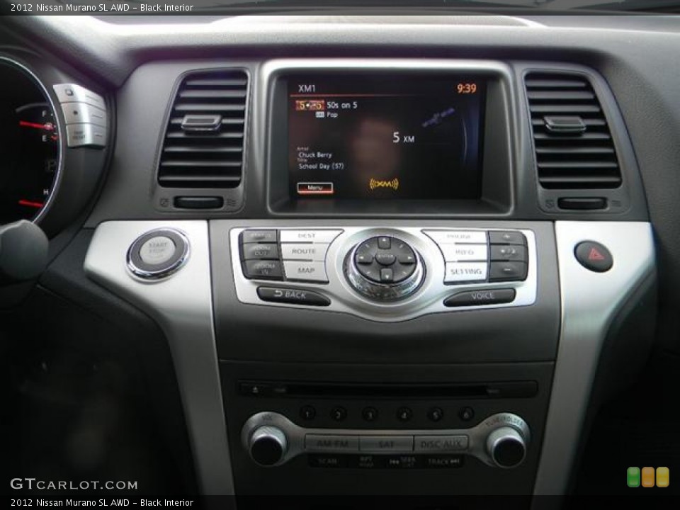 Black Interior Controls for the 2012 Nissan Murano SL AWD #59620491