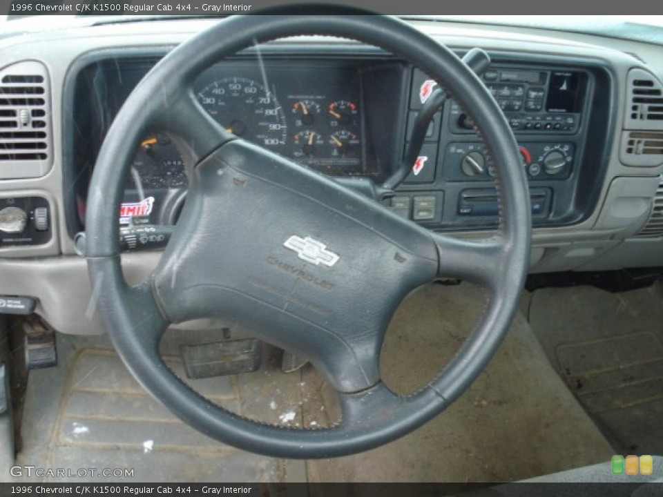Gray Interior Steering Wheel for the 1996 Chevrolet C/K K1500 Regular Cab 4x4 #59620842