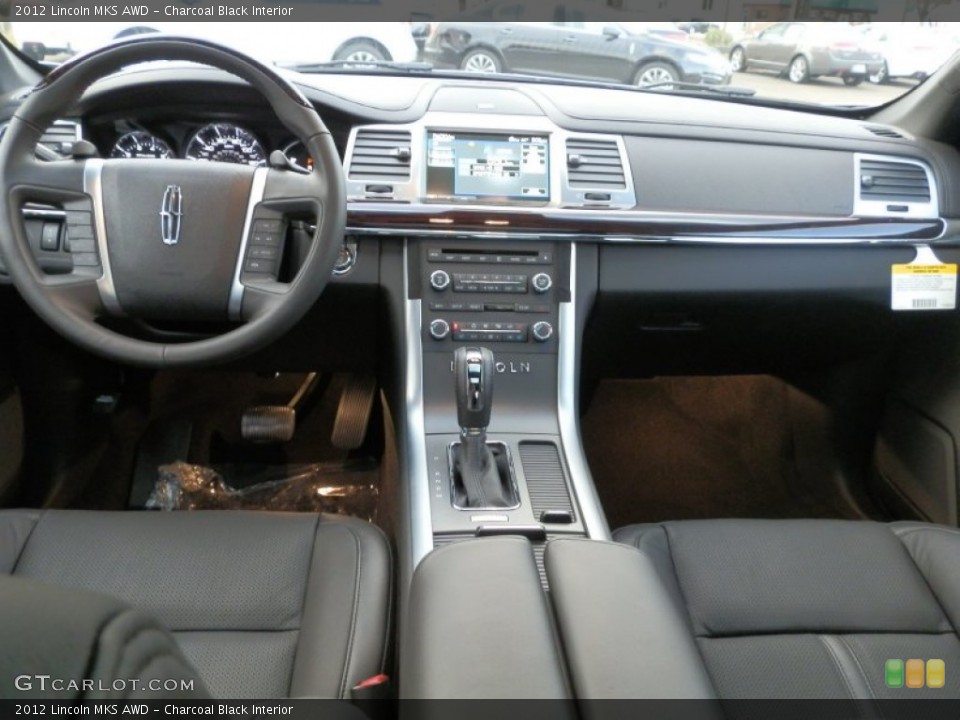 Charcoal Black Interior Dashboard for the 2012 Lincoln MKS AWD #59621688