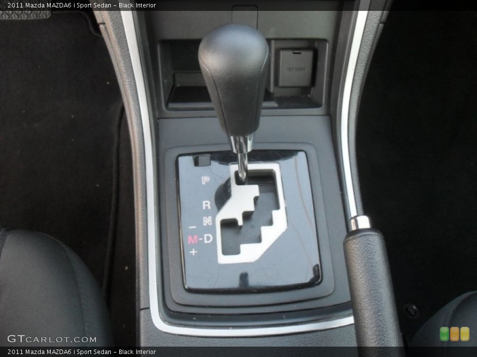 Black Interior Transmission for the 2011 Mazda MAZDA6 i Sport Sedan #59622537