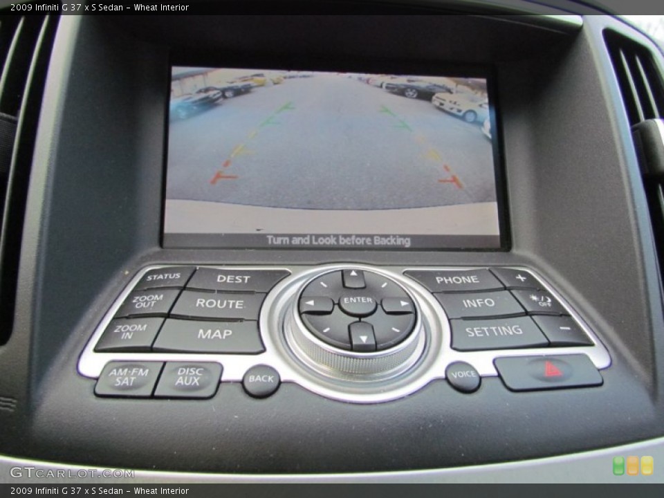 Wheat Interior Controls for the 2009 Infiniti G 37 x S Sedan #59622567