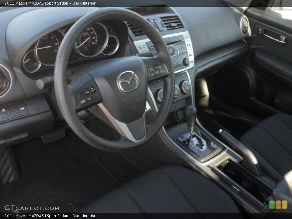 Black Interior Photo for the 2011 Mazda MAZDA6 i Sport Sedan #59622669