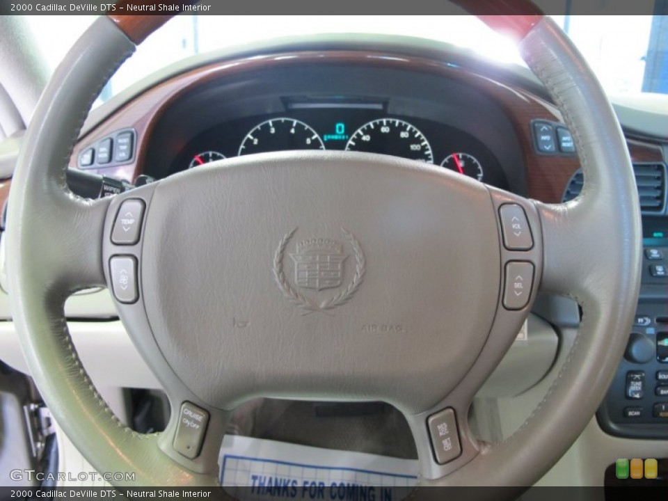 Neutral Shale Interior Steering Wheel for the 2000 Cadillac DeVille DTS #59622756