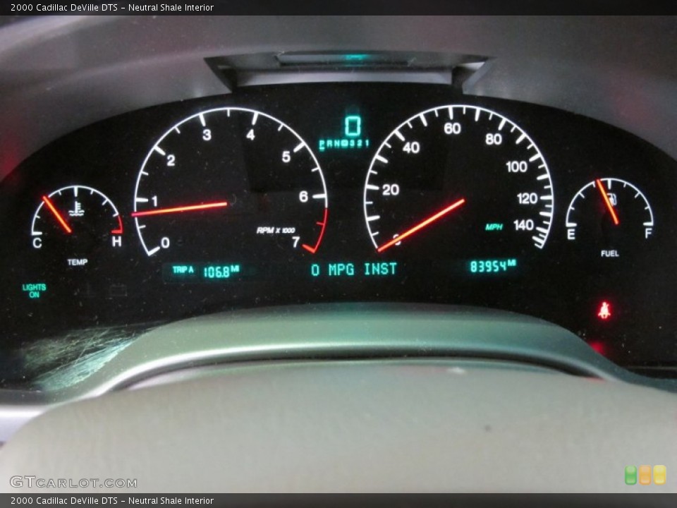 Neutral Shale Interior Gauges for the 2000 Cadillac DeVille DTS #59622765