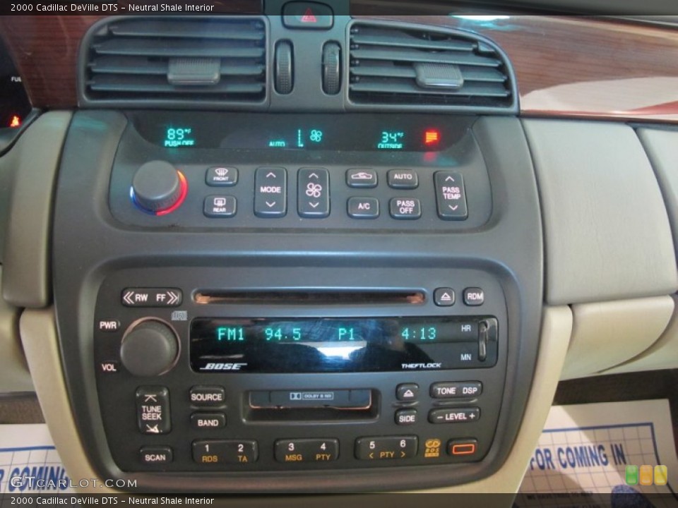 Neutral Shale Interior Controls for the 2000 Cadillac DeVille DTS #59622780
