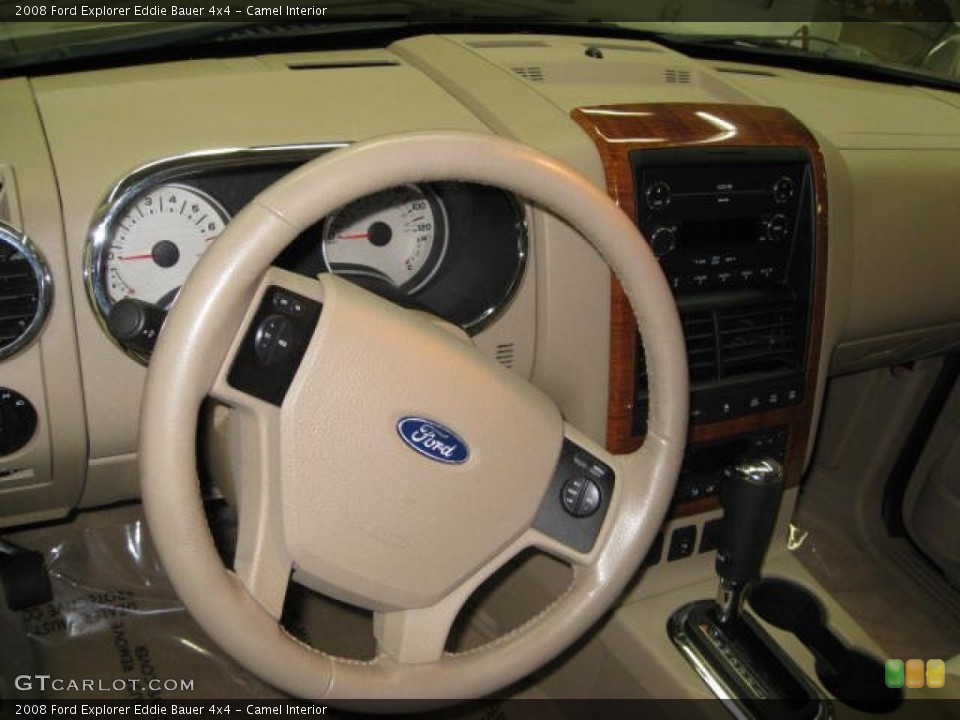 Camel Interior Steering Wheel for the 2008 Ford Explorer Eddie Bauer 4x4 #59623140