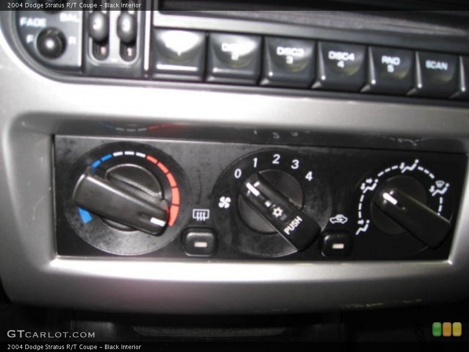 Black Interior Controls for the 2004 Dodge Stratus R/T Coupe #59623362