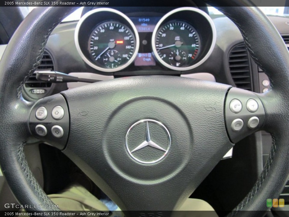 Ash Grey Interior Steering Wheel for the 2005 Mercedes-Benz SLK 350 Roadster #59623367
