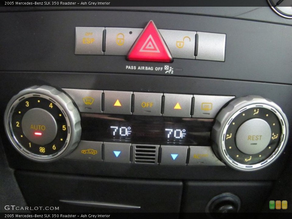 Ash Grey Interior Controls for the 2005 Mercedes-Benz SLK 350 Roadster #59623401
