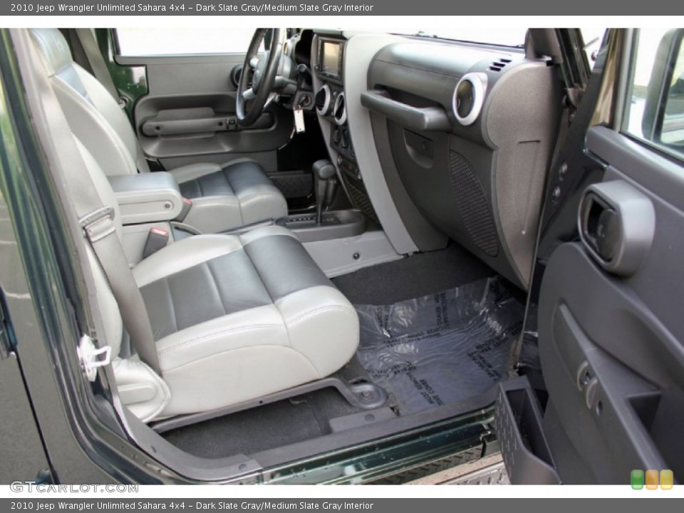 Dark Slate Gray/Medium Slate Gray Interior Photo for the 2010 Jeep Wrangler Unlimited Sahara 4x4 #59623977
