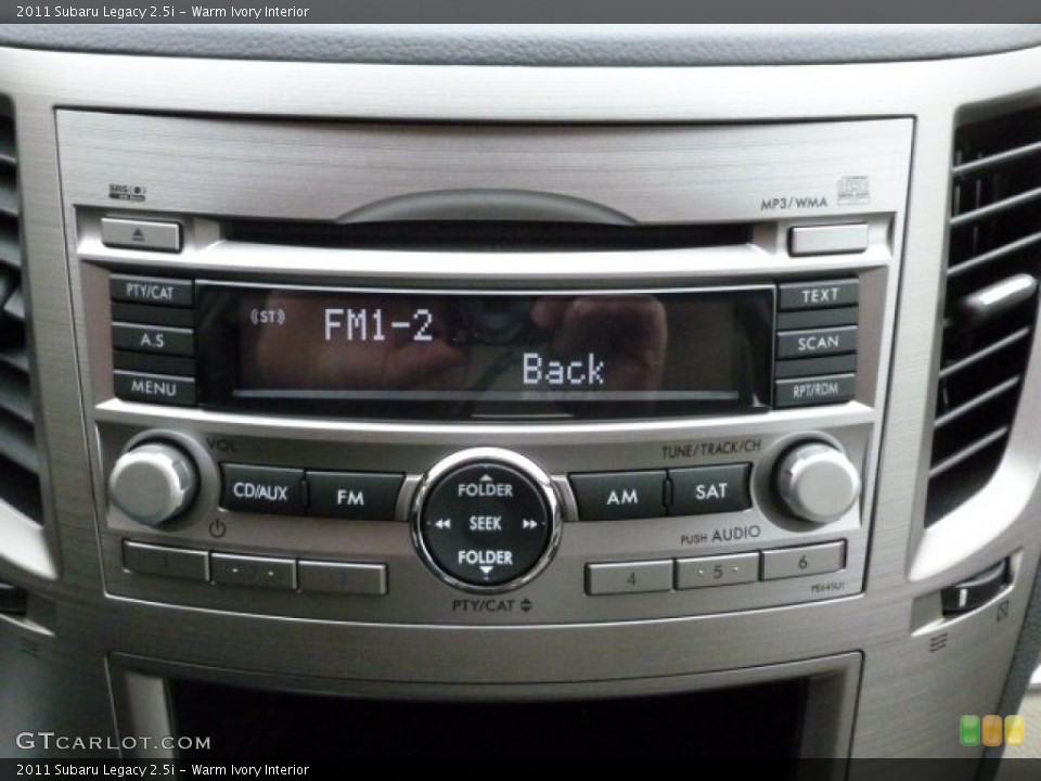 Warm Ivory Interior Audio System for the 2011 Subaru Legacy 2.5i #59625156